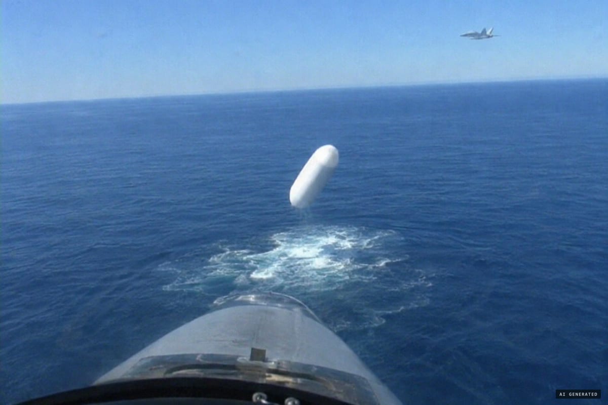 November 14, 2004, off Baja California: Navy pilots report a wingless white 'Tic Tac' object, about 40 feet long, hovering above churning water before it climbed toward their jet and vanished.