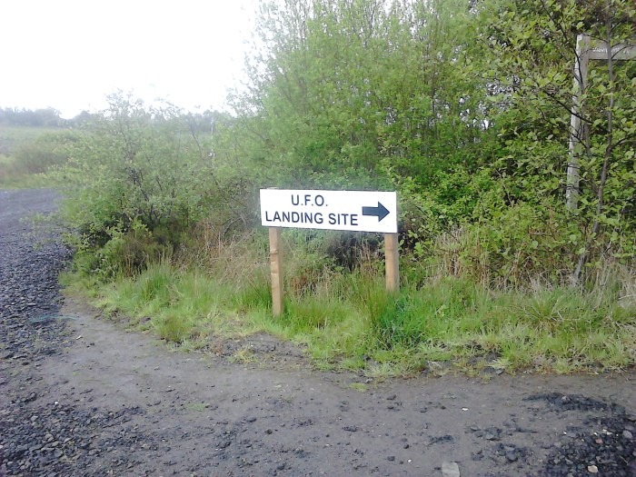 Sign near The Falkirk Wheel