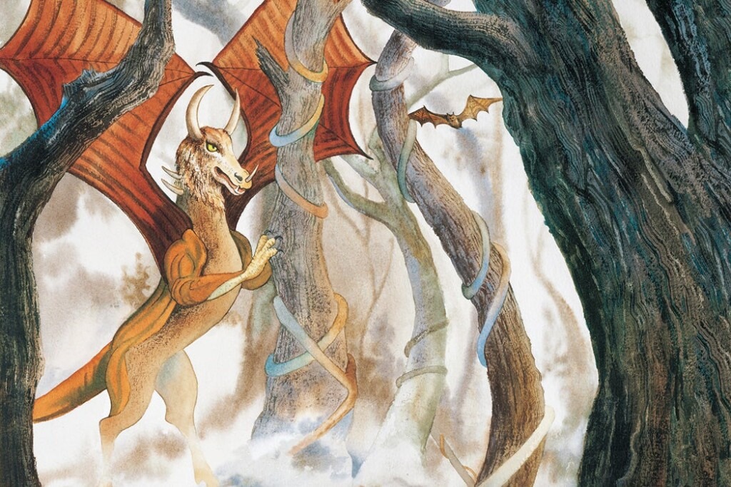Later illustration of the Jersey Devil.
