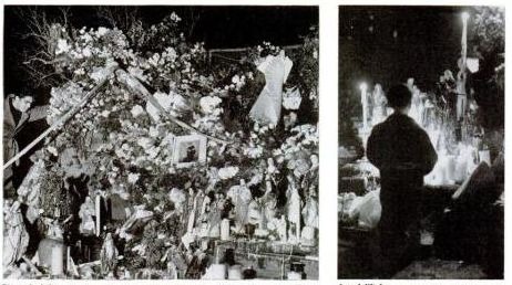 Joseph praying at the shrine, 1945