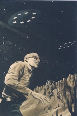 Image accompanying Tombaugh's account of the 1949 sighting on the Plutovian blog; not a photograph of the event