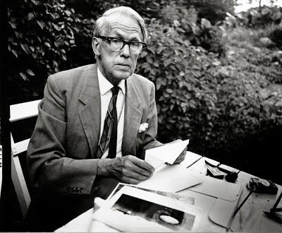 Portrait of Swedish ufologist Gösta Rehn