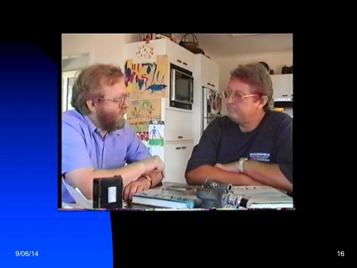 Bill Chalker with Paul Drury