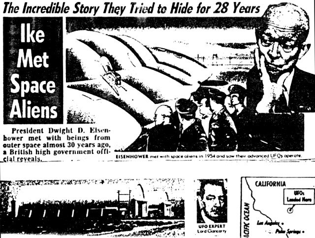 1982 US tabloid article promoting the Muroc contact story