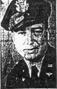 News photo of Capt. Fred B. Ringwald, St. Louis Post-Dispatch, 2 January 1945.