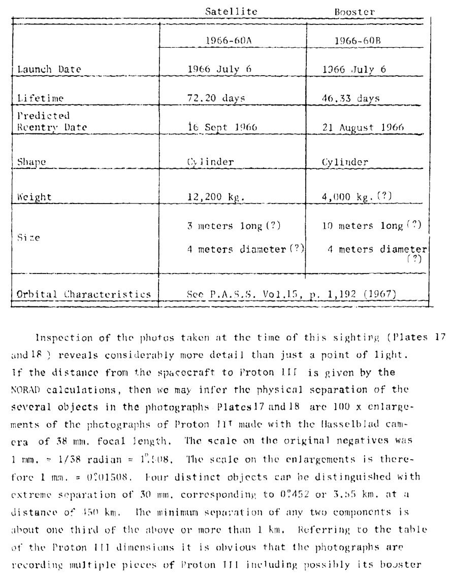 Condon Report excerpt on the Gemini 11 sighting.