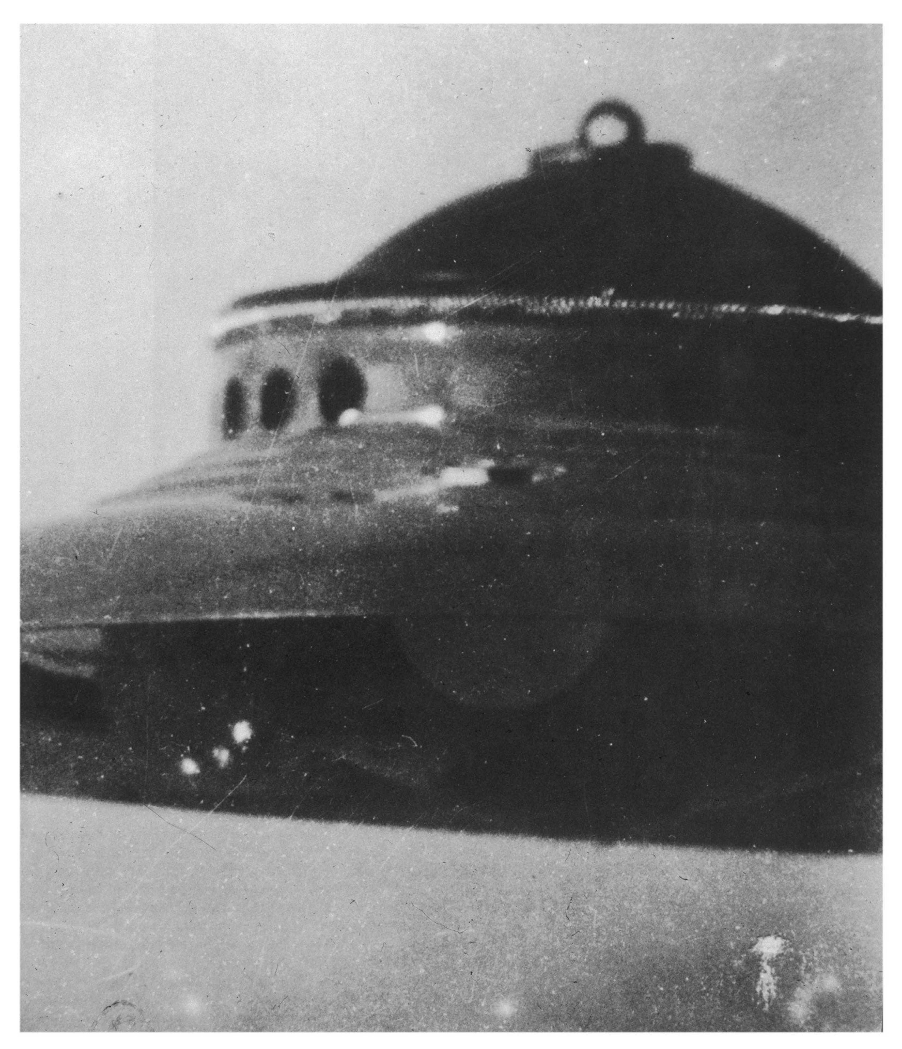 A Venusian "scout craft" photographed by George Adamski, 1952