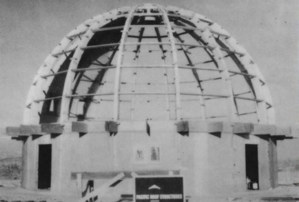 The Integratron under construction in the Van Tassel era