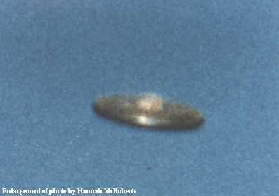 Enlargement of the object in the Kelsey Bay photograph.