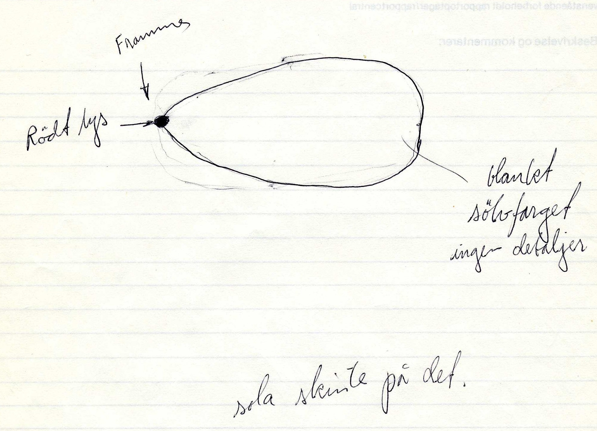 Witness drawing, 2 September 1982.