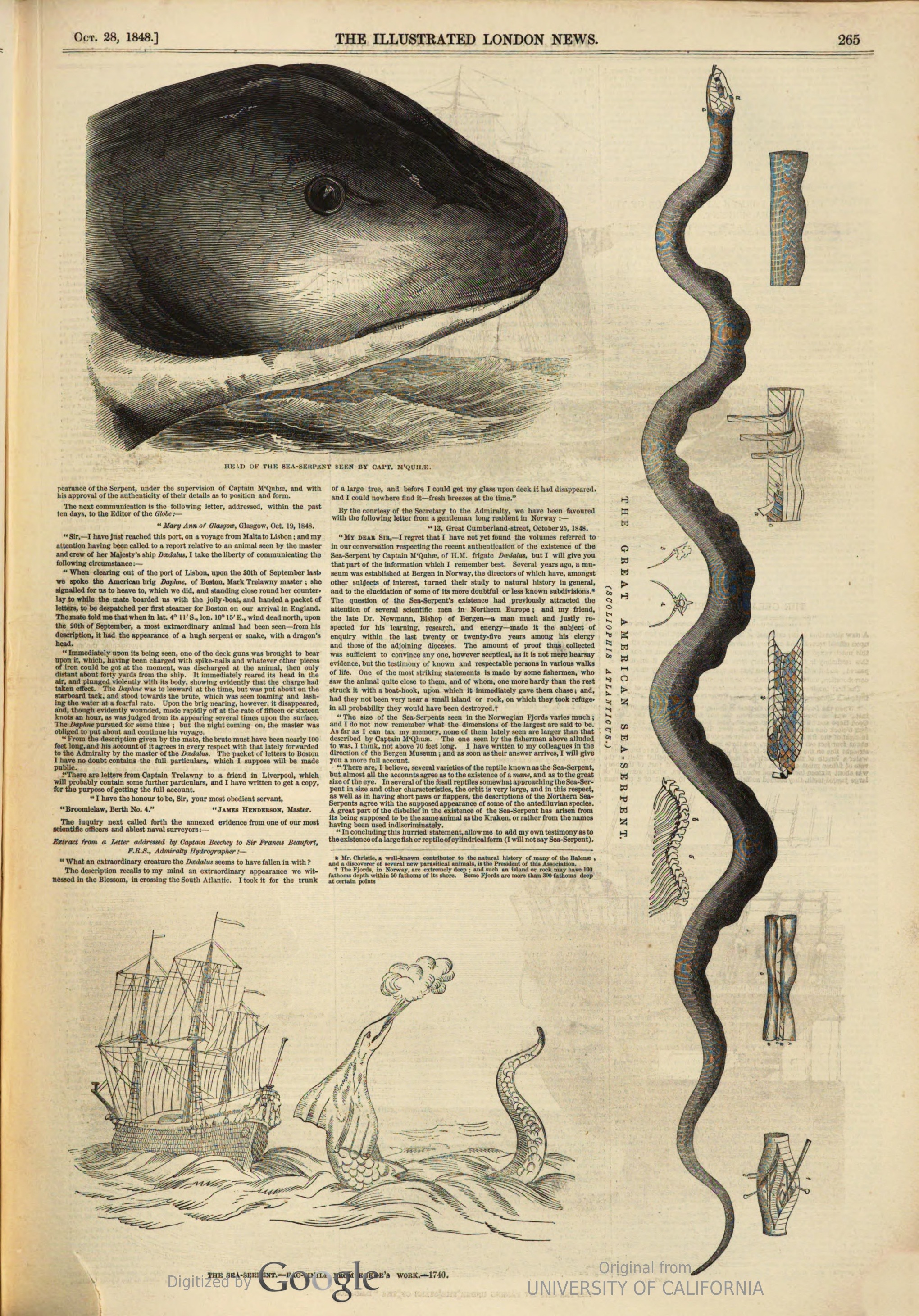 Illustrated London News, 1848, page 265