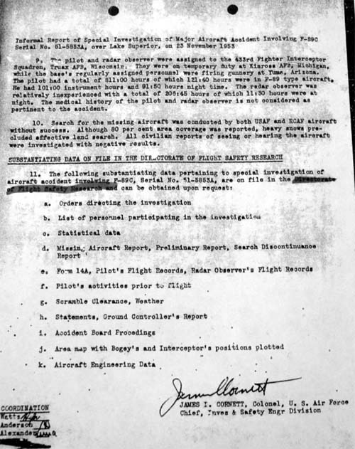 USAF Form 14 accident report, page 3