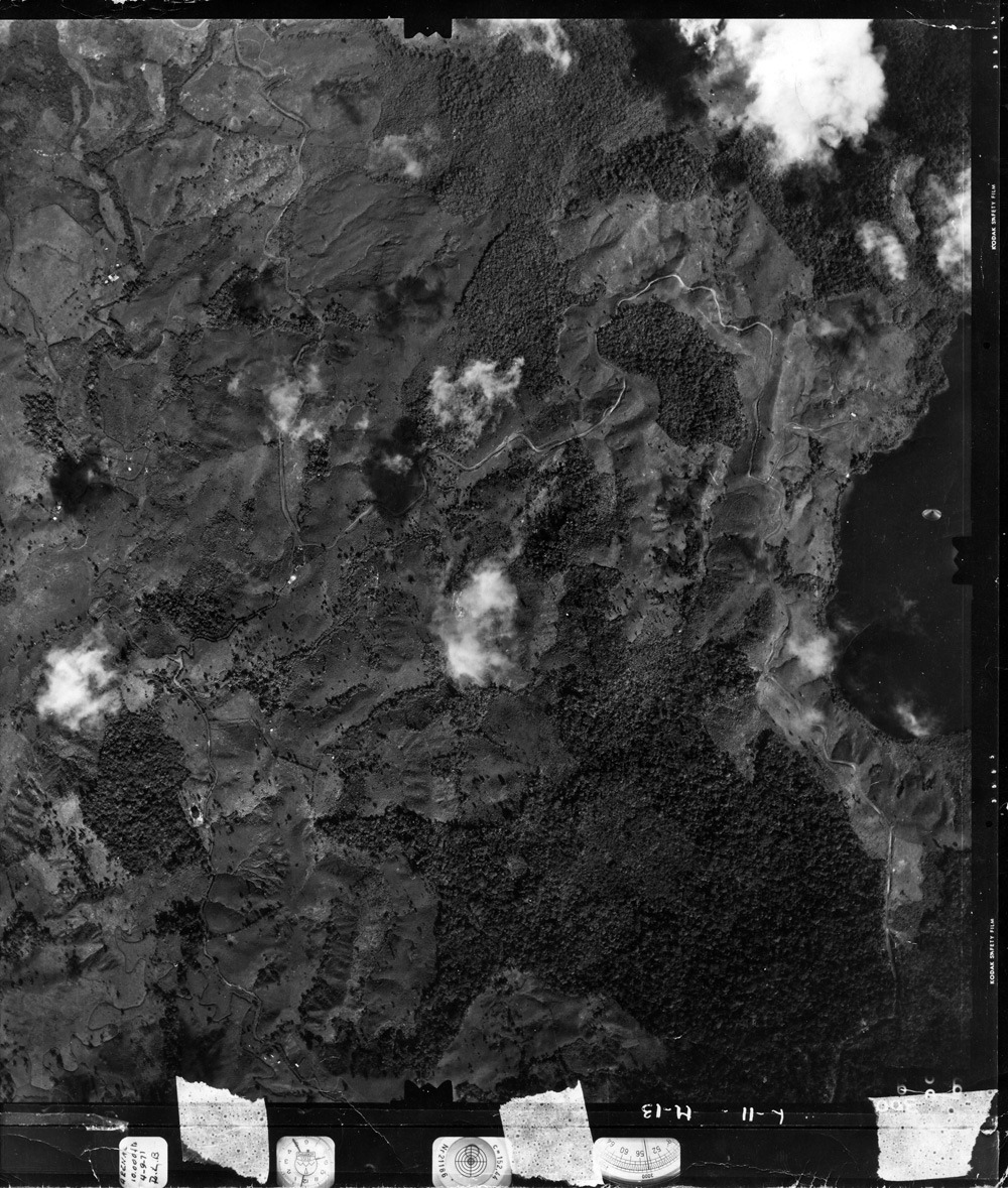 Enlargement of the object over Lago de Cote
