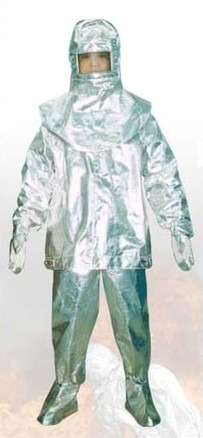 Fireman silver outfit, illustrating the 'man in a special outfit' explanation