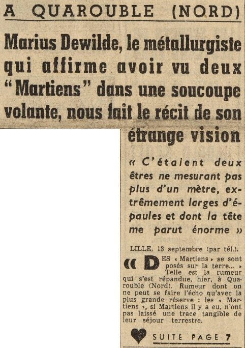 France-Soir, 14 September 1954, page 1