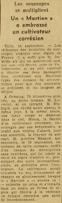 Franc-Tireur, 15 September 1954