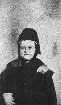 Mumler's spirit photograph of Mary Todd Lincoln, White House Historical Association copy