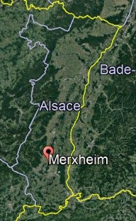 Map of Merxheim