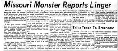 Momo newspaper report, period clipping.