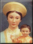 Devotional image of Our Lady of La Vang