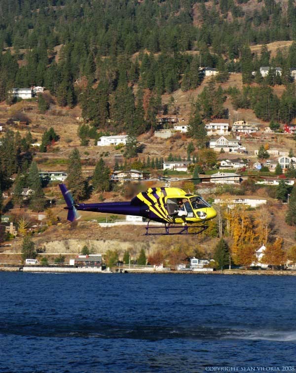 MonsterQuest shoot on Okanagan Lake, 2008