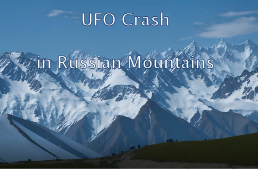 Illustration of the alleged crashed craft at Shaitan Mazar