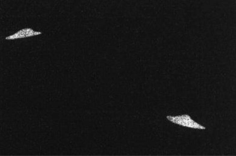 A photo taken in 1967 by Tsai Chang-hung and displayed on May 4, 1996 allegedly shows a UFO.