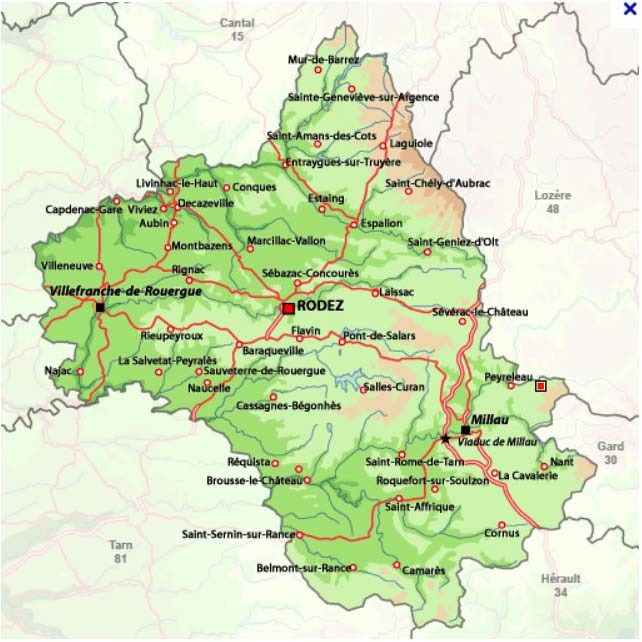 Map marking Veyreau