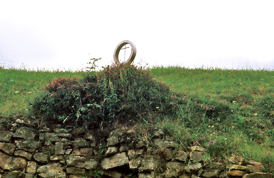 The cross of the Saint Michael chapel at San Sebastián de Garabandal, August 1975