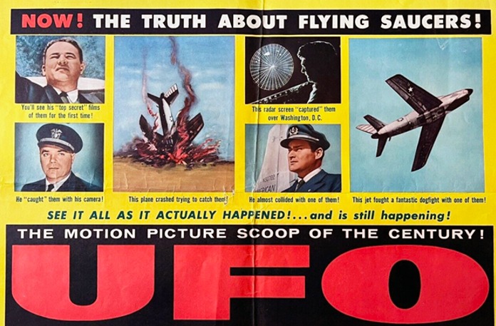 Promotion for the 1956 film UFO