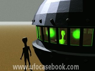Voronezh UFO depiction (illustration)