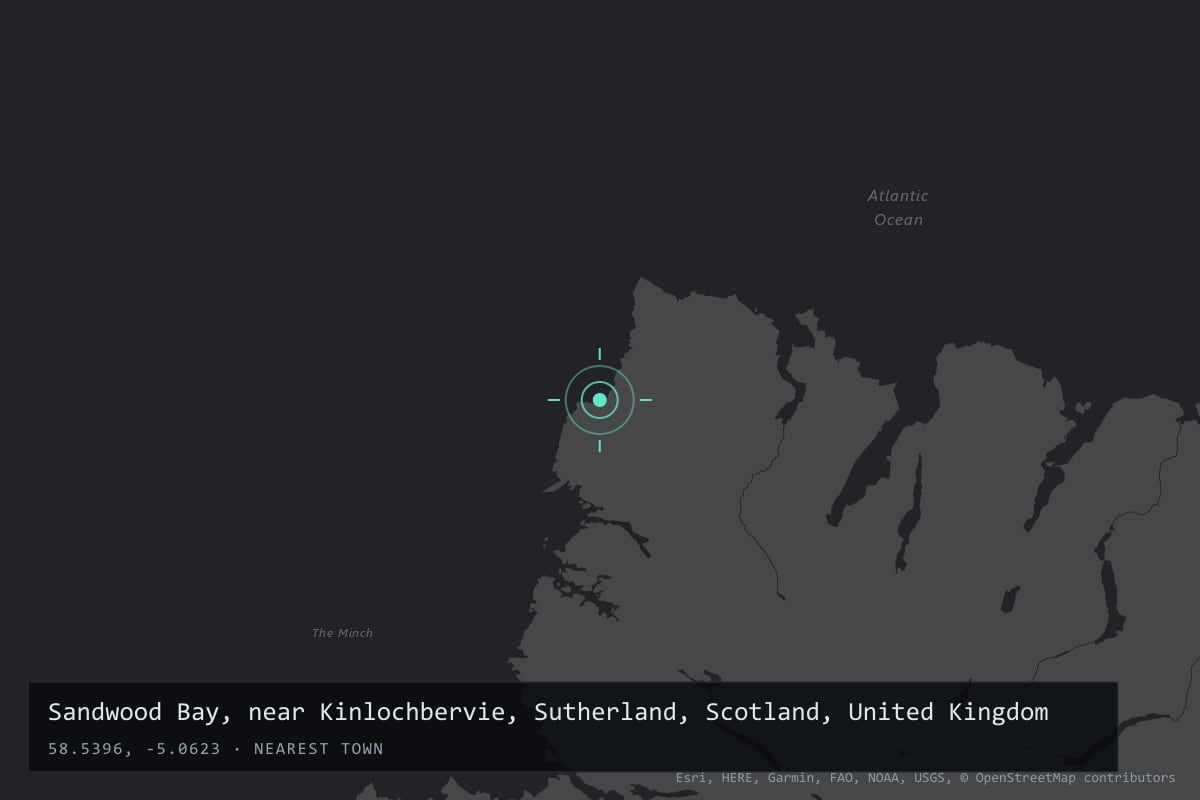 Where it happened: Sandwood Bay, near Kinlochbervie, Sutherland, Scotland, United Kingdom