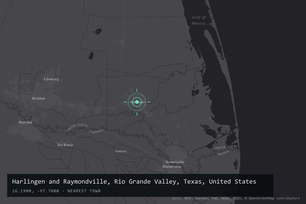 Where it happened: Harlingen and Raymondville, Rio Grande Valley, Texas, United States