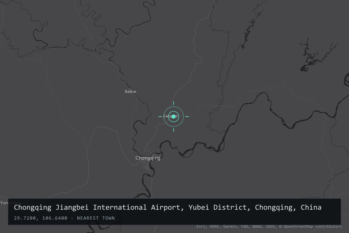 Where it happened: Chongqing Jiangbei International Airport, Yubei District, Chongqing, China