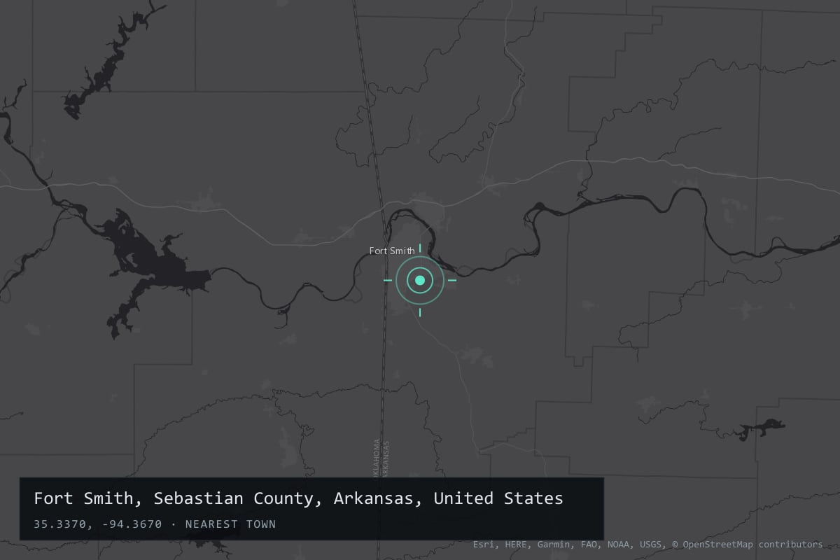 Where it happened: Fort Smith, Sebastian County, Arkansas, United States