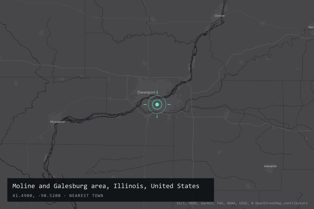 Where it happened: Moline and Galesburg area, Illinois, United States