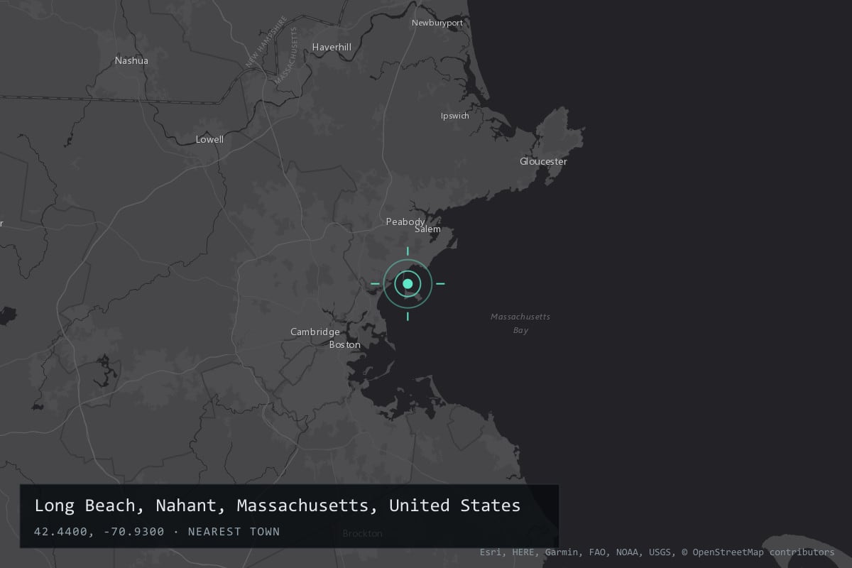 Where it happened: Long Beach, Nahant, Massachusetts, United States