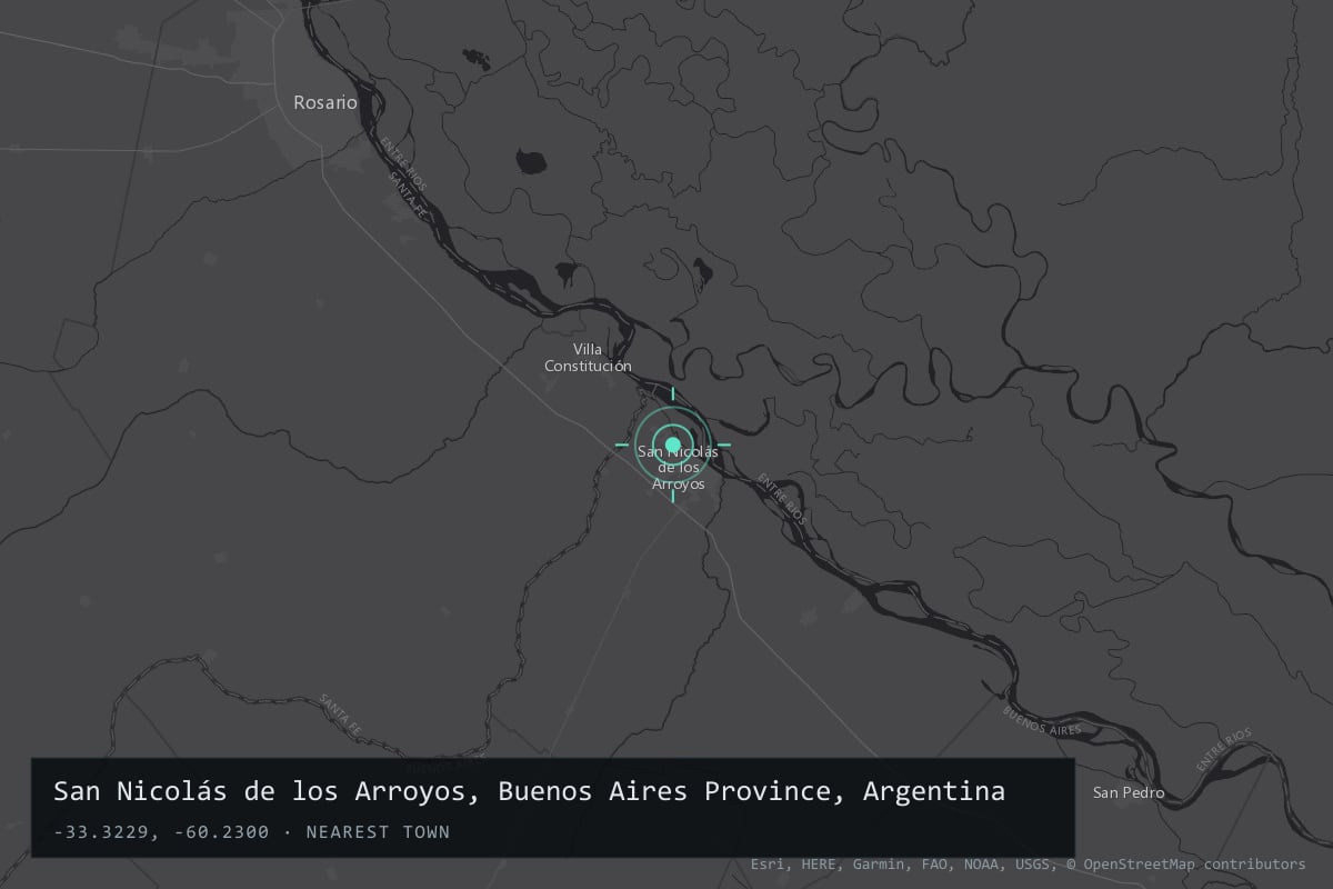 Where it happened: San Nicolás de los Arroyos, Buenos Aires Province, Argentina