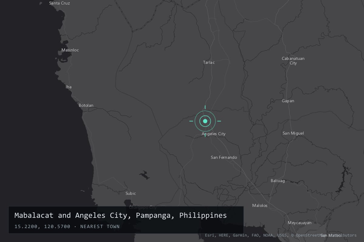 Where it happened: Mabalacat and Angeles City, Pampanga, Philippines