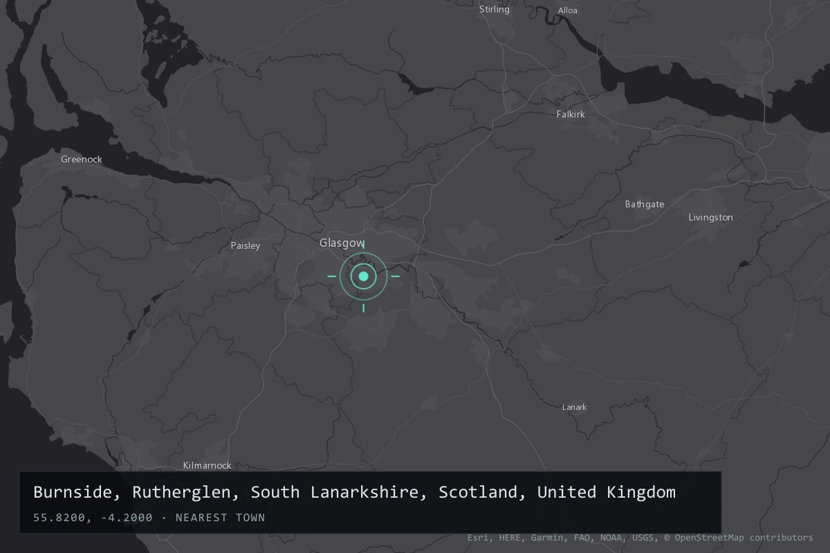 Where it happened: Burnside, Rutherglen, South Lanarkshire, Scotland, United Kingdom