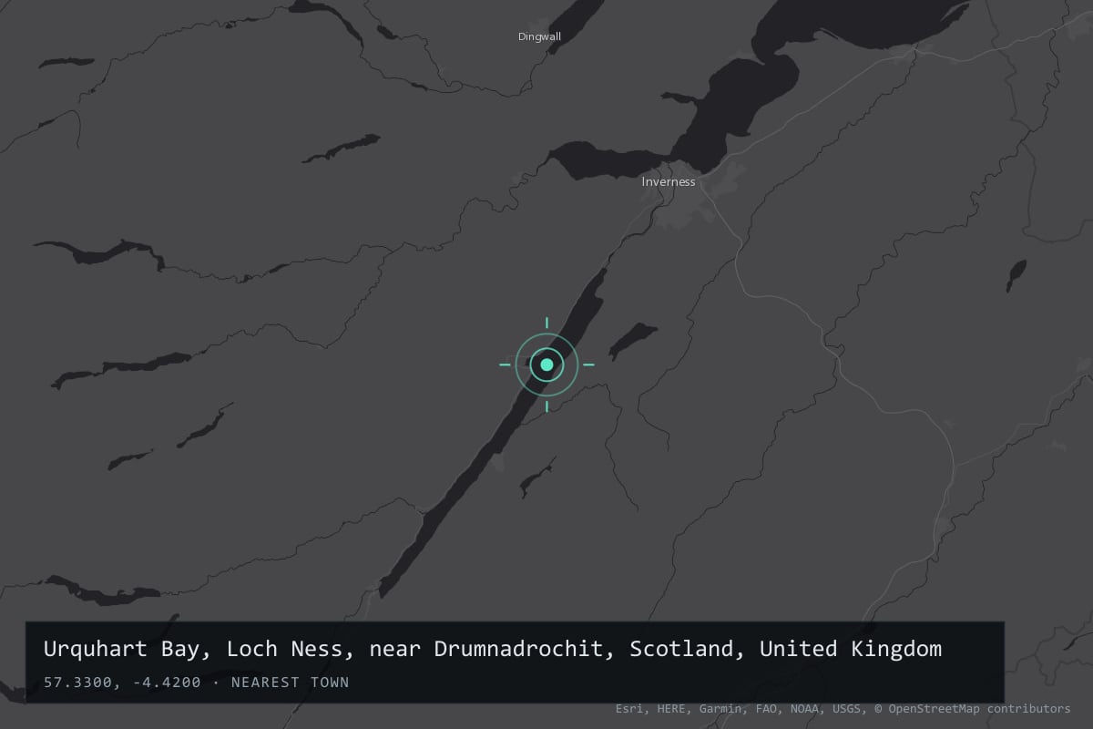 Where it happened: Urquhart Bay, Loch Ness, near Drumnadrochit, Scotland, United Kingdom
