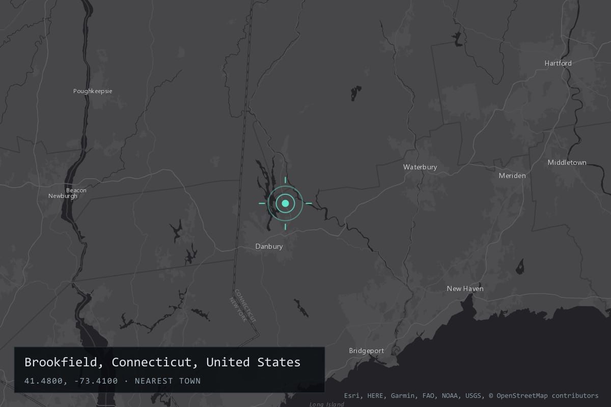 Where it happened: Brookfield, Connecticut, United States