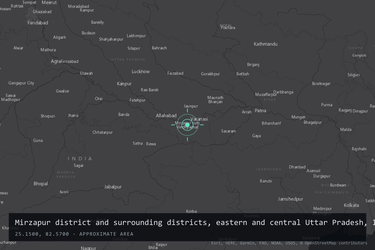 Where it happened: Mirzapur district and surrounding districts, eastern and central Uttar Pradesh, India