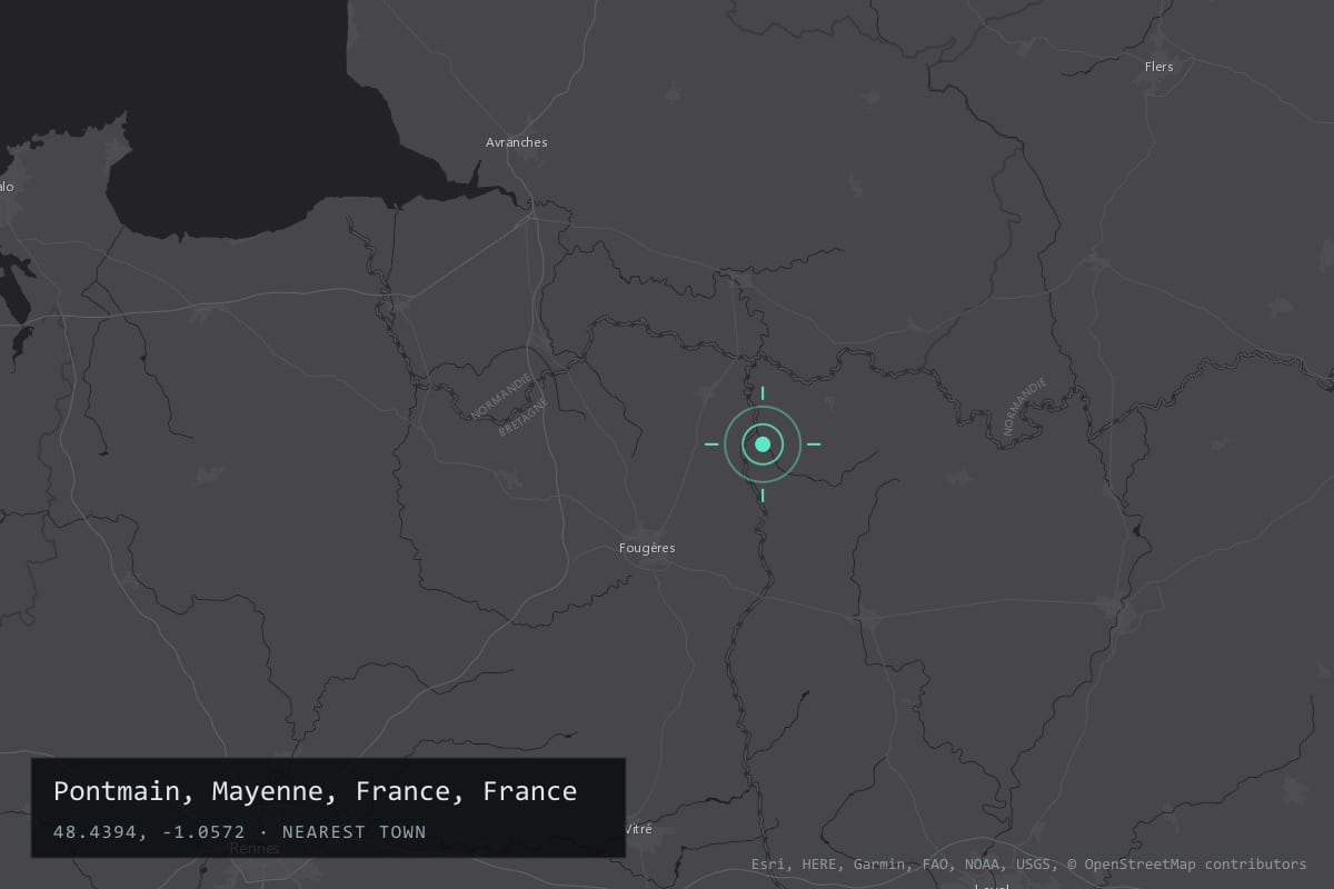 Where it happened: Pontmain, Mayenne, France