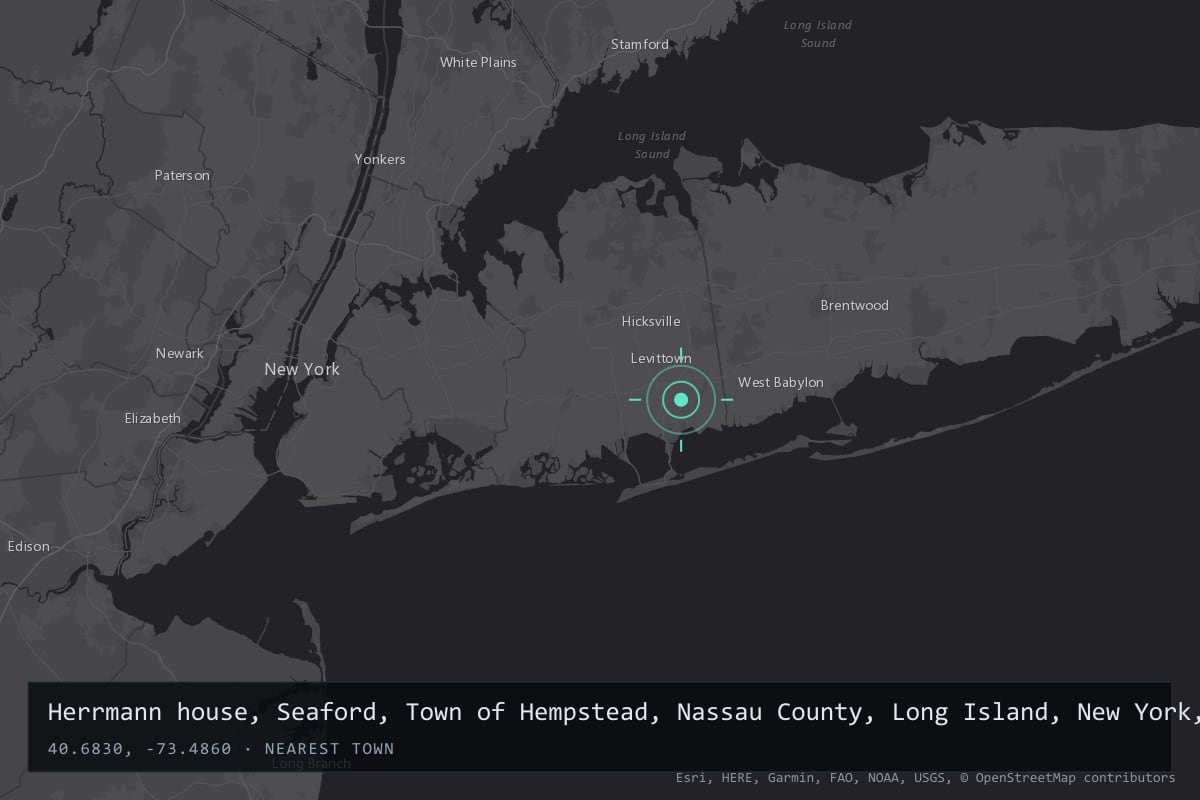 Where it happened: Herrmann house, Seaford, Town of Hempstead, Nassau County, Long Island, New York, United States