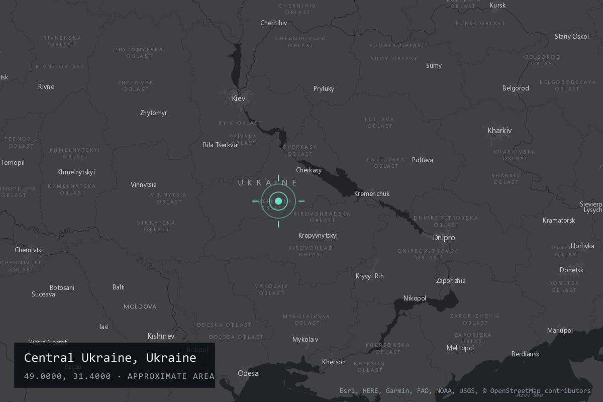 Where it happened: Central Ukraine, Ukraine