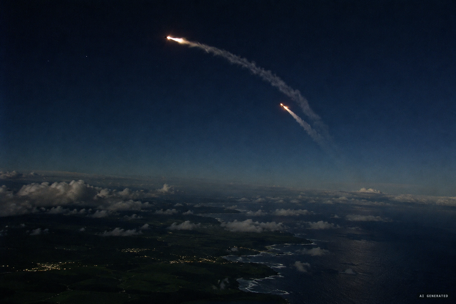 The Cosmos 2238 rocket stage re-enters in two or more pieces