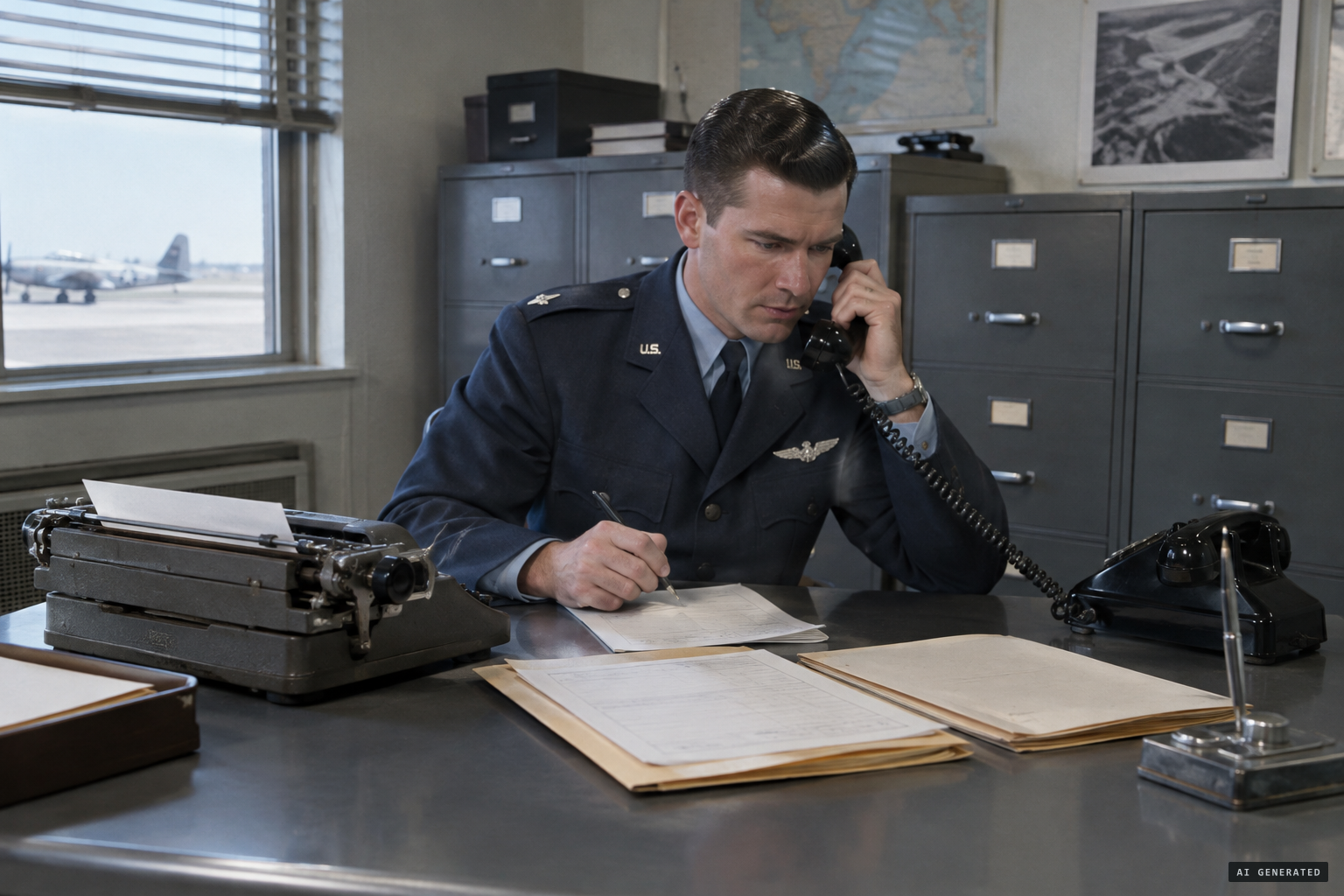The 4602d AISS takes up the case by telephone and mails out report forms