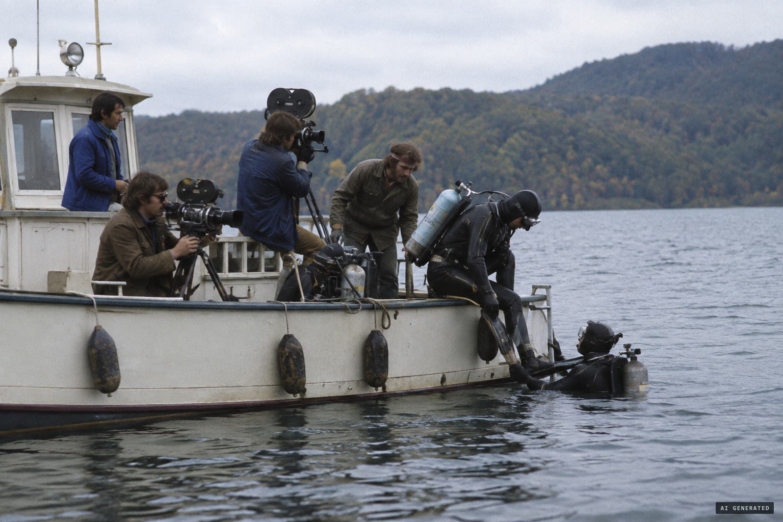 Broadcaster HBC spends a month searching the lake with divers