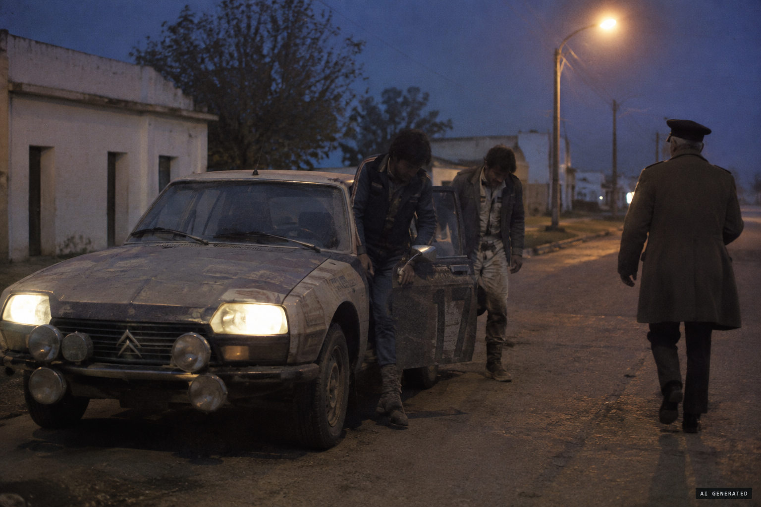 Car #102 reaches Pedro Luro at 05:10, its tank empty